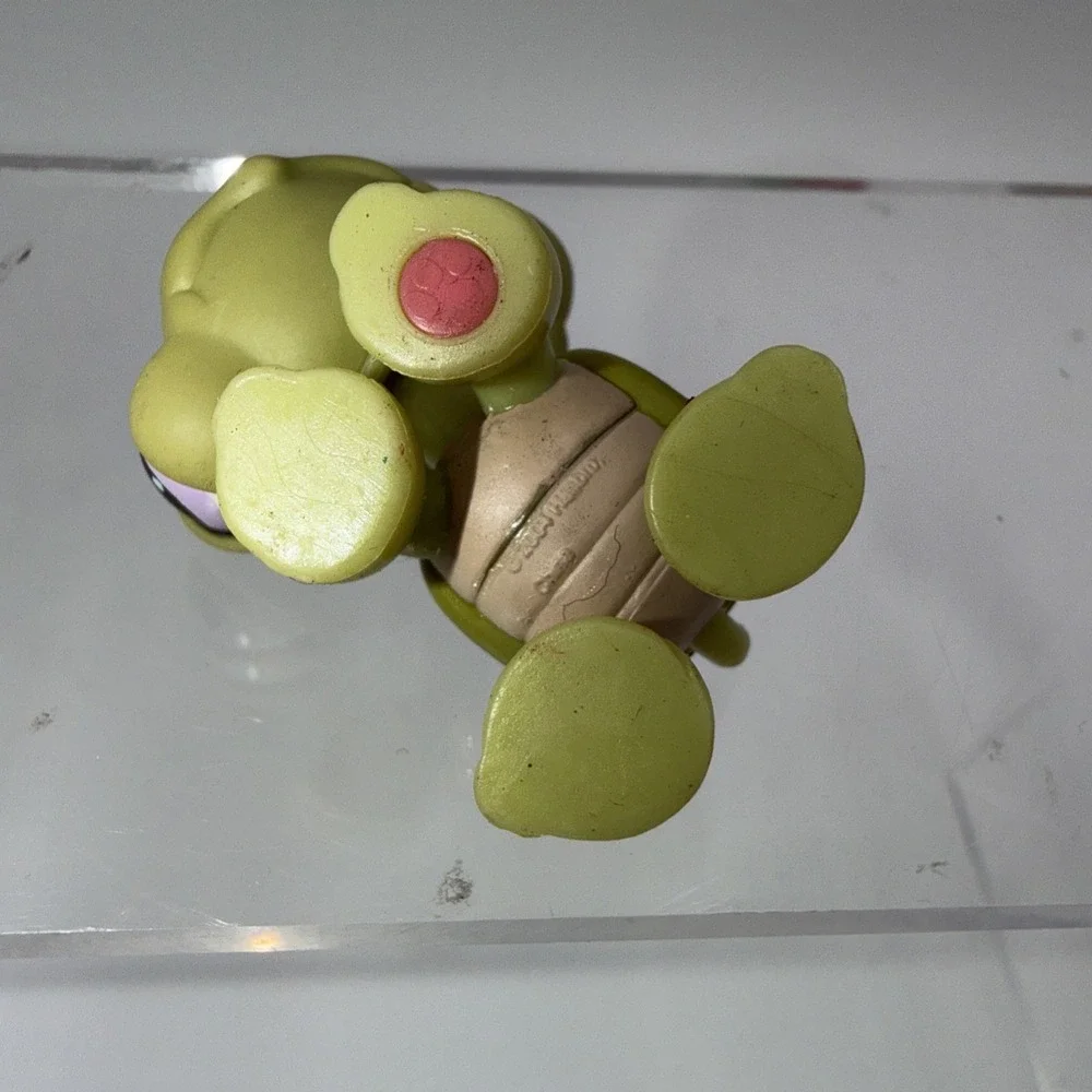 Littest Pet Shop #149 Green‎ Turtle W/ Blue Splash & Purple Dot Eyes LPS